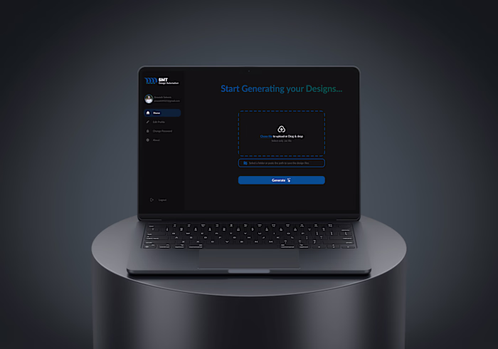 Desktop App to Generate Design Files