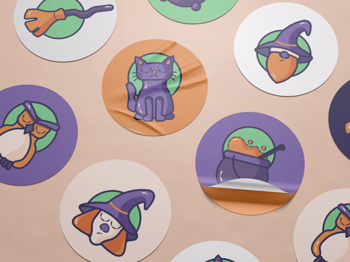 Sticker Set Illustration