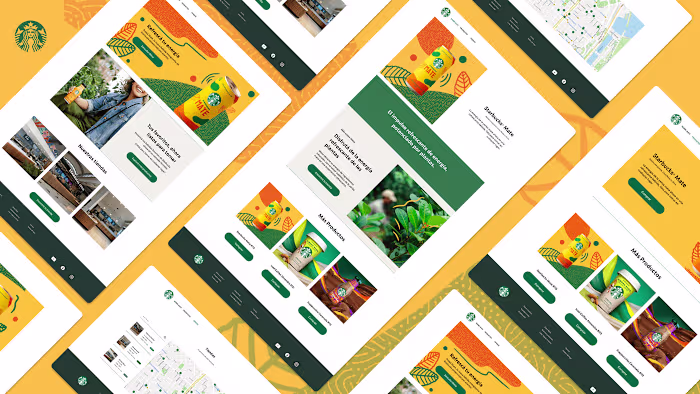 Starbucks' Mate Website UX/UI 