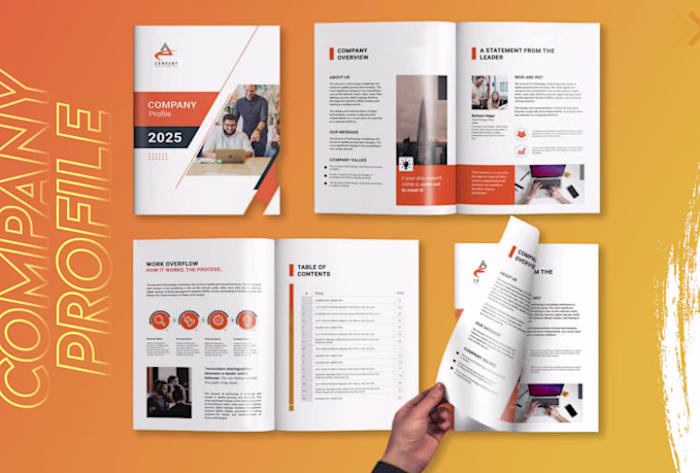 Bifold, Trifold Brochure 

Present your brand