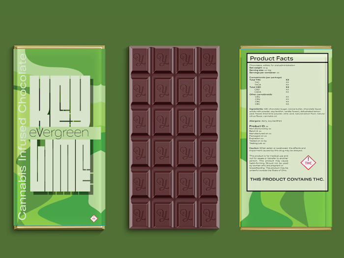 Evergreen Chocolate Bar - Package Design
