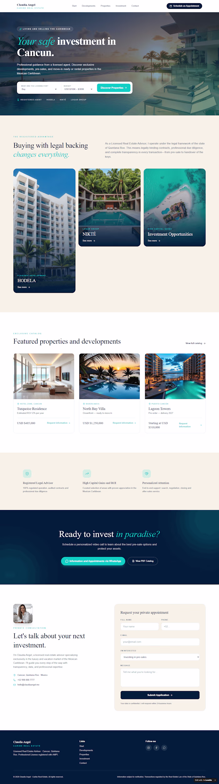 Website design