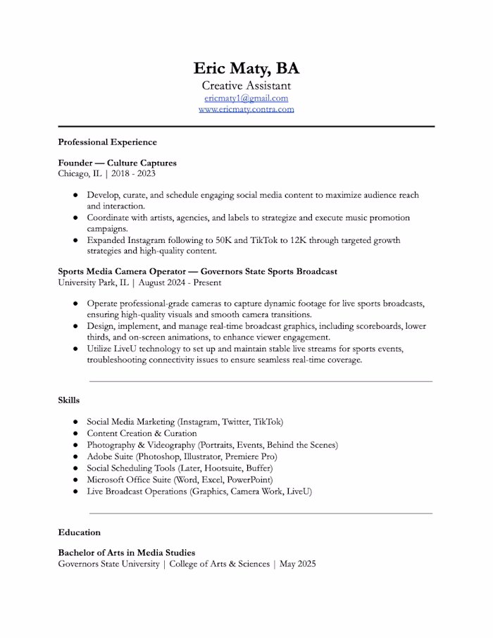 Resume