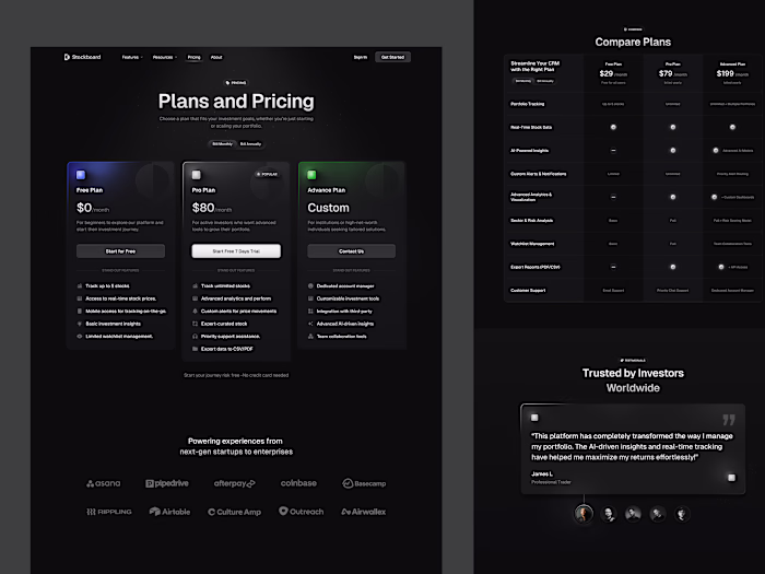 Playing with Pricing Page design 💰