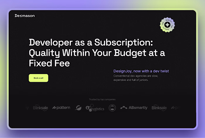 Devmason - Personal website 
