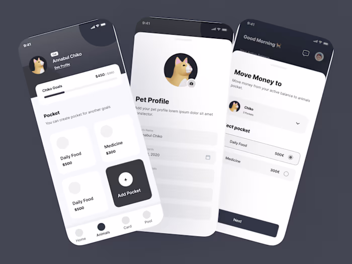 #MOBILEAPPUI for PENNY PET