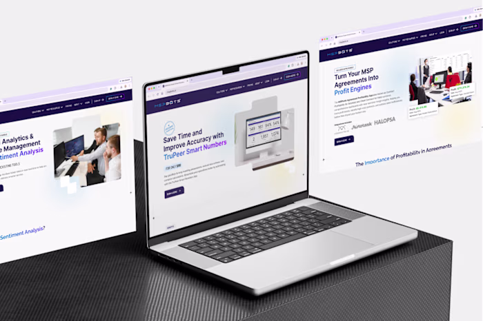 MSPbots Product Launch Webpage Designs
