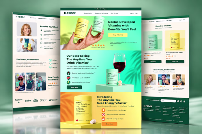 Designing H-PROOF's Credible and Desirable Shopify Store