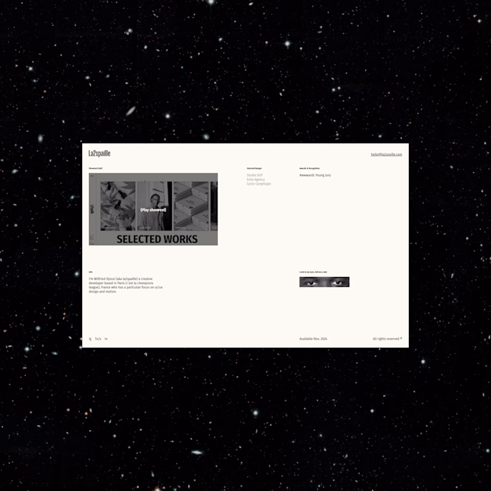 Personal Folio