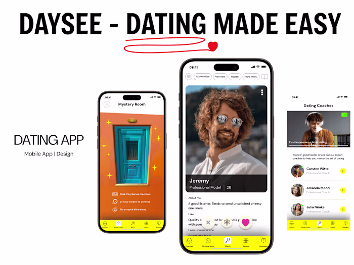 Daysee dating app - Mobile design | UI/UX