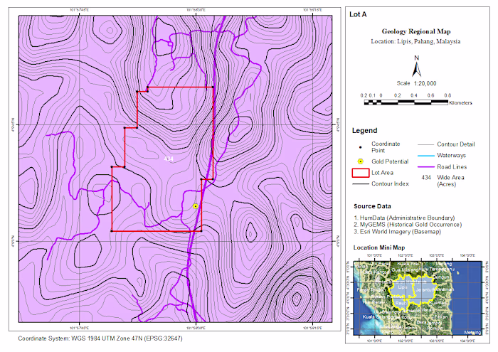 Recently completed a GIS-based desktop
