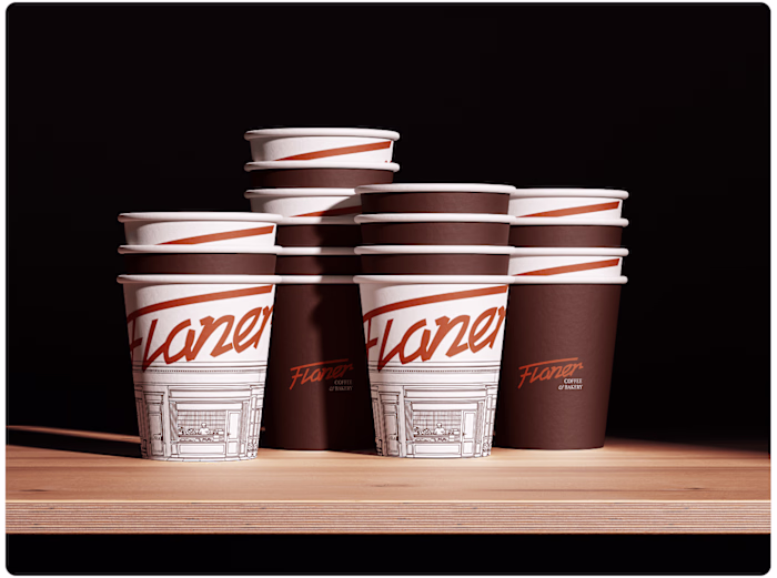 Flaner - Cafe & Bakery Identity