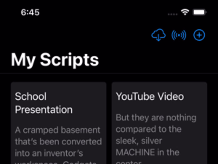Simple Teleprompter