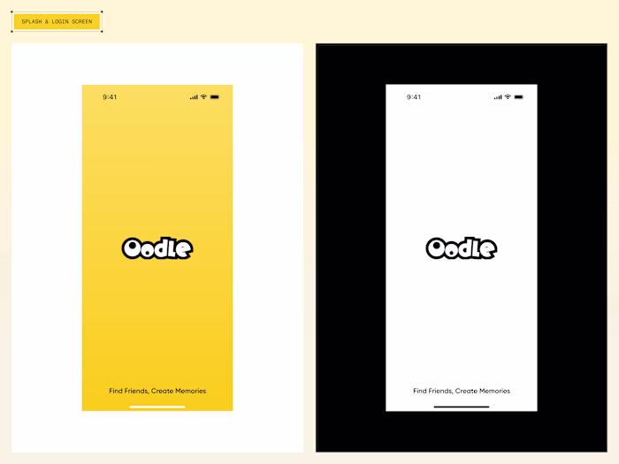 Oodle — Dating & Social App Design