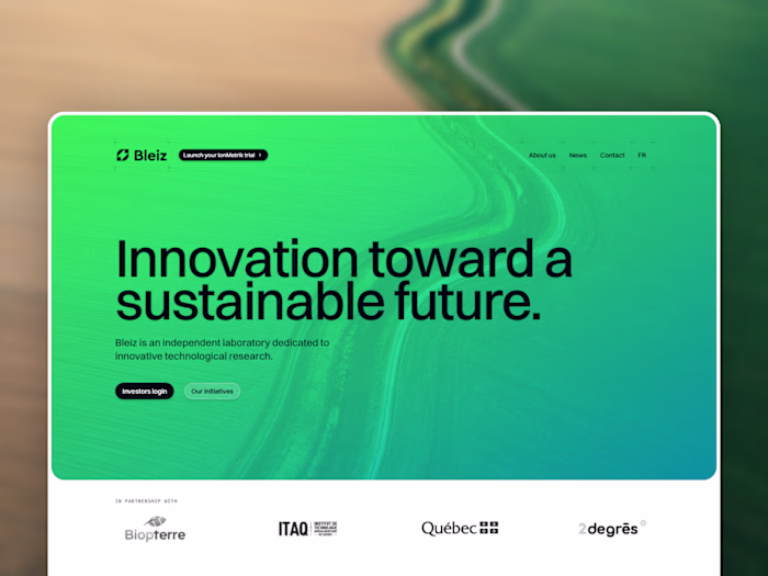 Bleiz Microsite Development