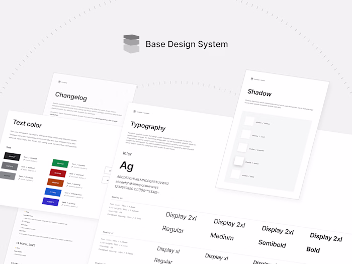 Base Design System by Alfarel Zaki