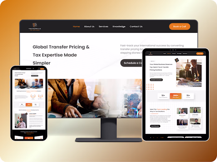 Website UI/UX Design on Figma for Financial Services Company