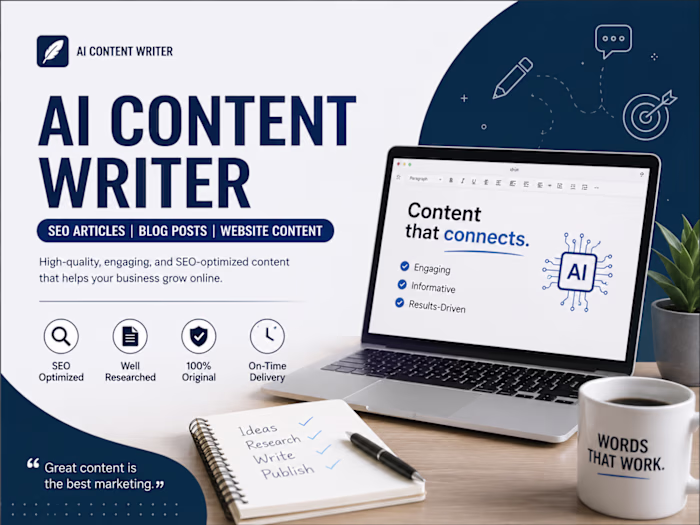 Created an SEO-optimized AI content
