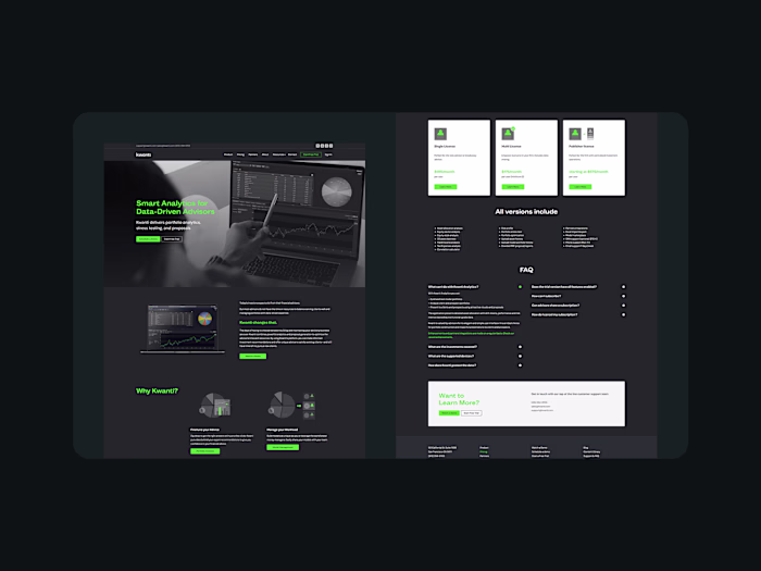 Kwanti - Web Development - WordPress & Divi