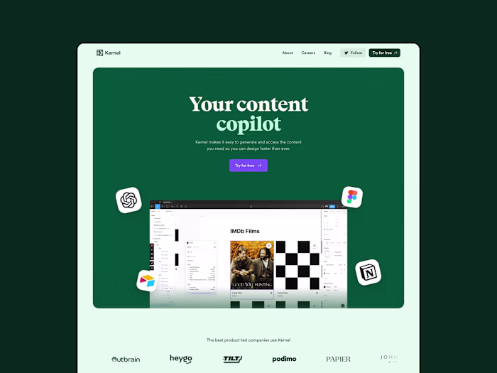 Kernel · Website design & build