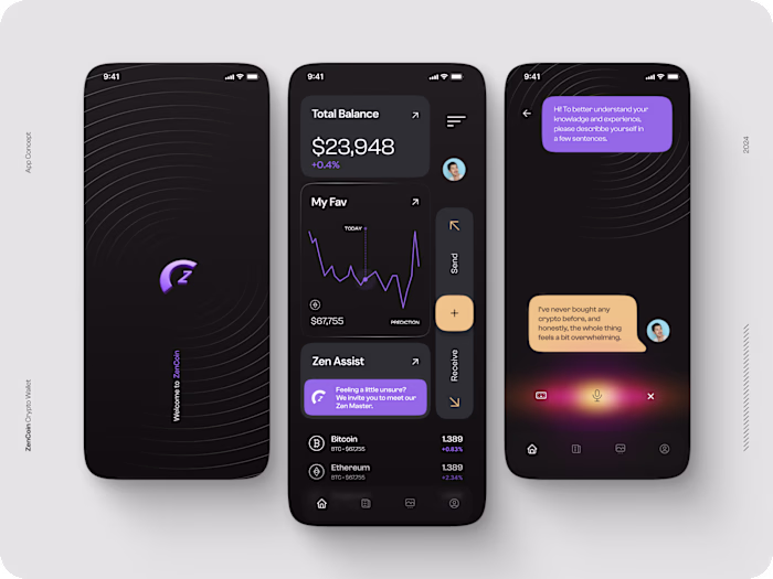 ZenCoin - Crypto Wallet