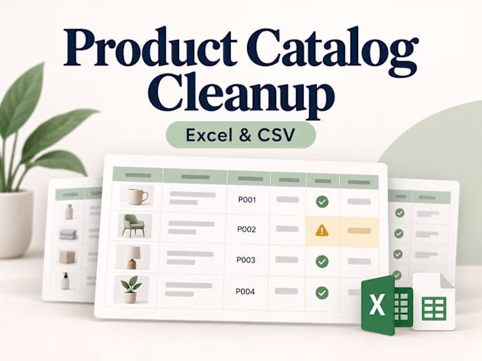 Rug catalog cleanup: fictional demo