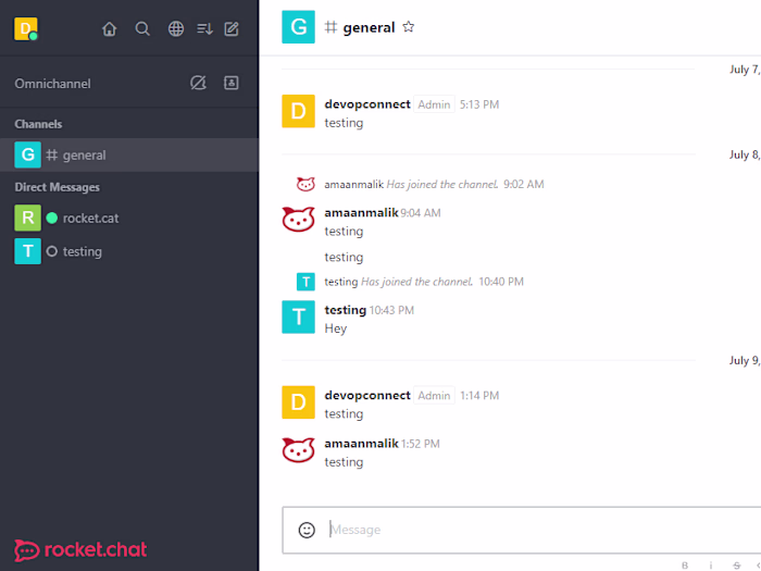 Rocket chat installation and configuration on ubuntu server