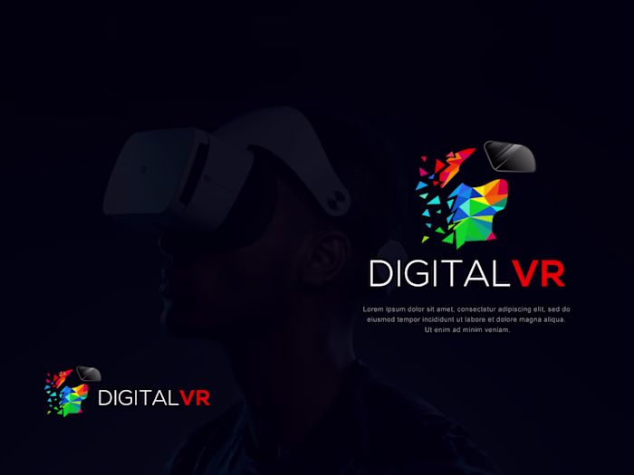 Virtual Reality Vector Logo Available