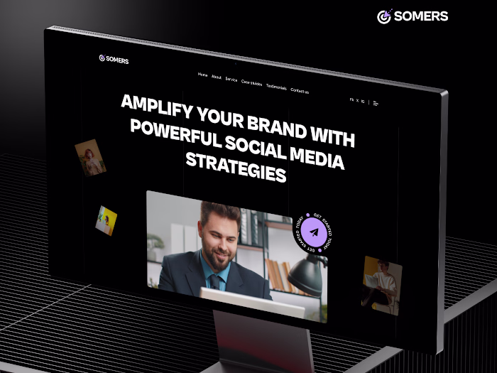 Social Media Marketing Agency Website Design