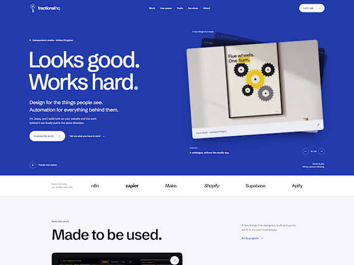 Fractional HQ | Website design and development