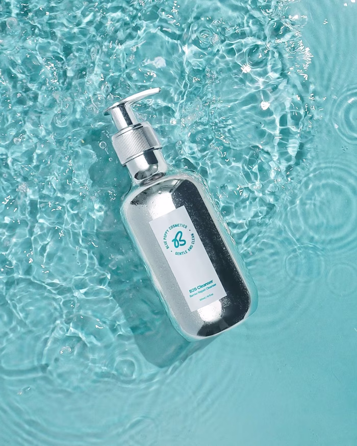 Blue Poppy Skincare Brand Identity Rebrand