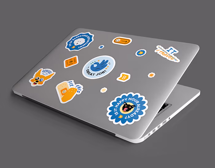Company Stickers Design