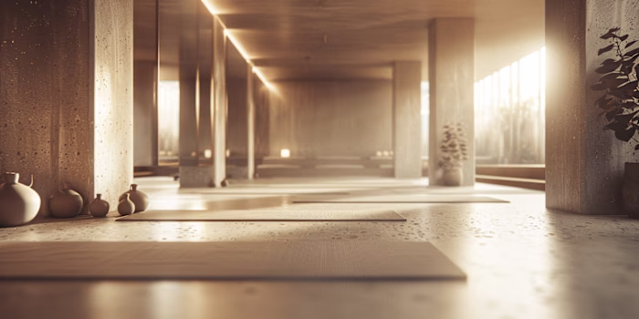 3D Renderings for Yoga studio