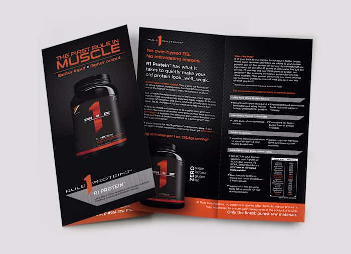 Rule One Proteins Brochure 