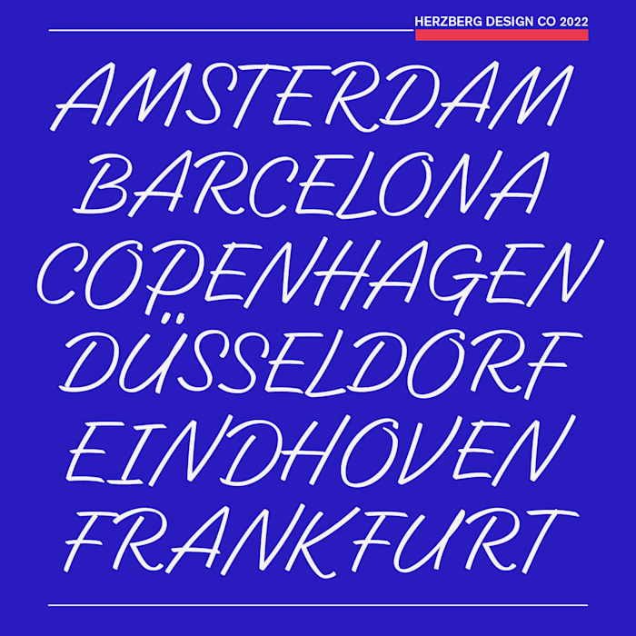 Concierge Script | Custom Typeface