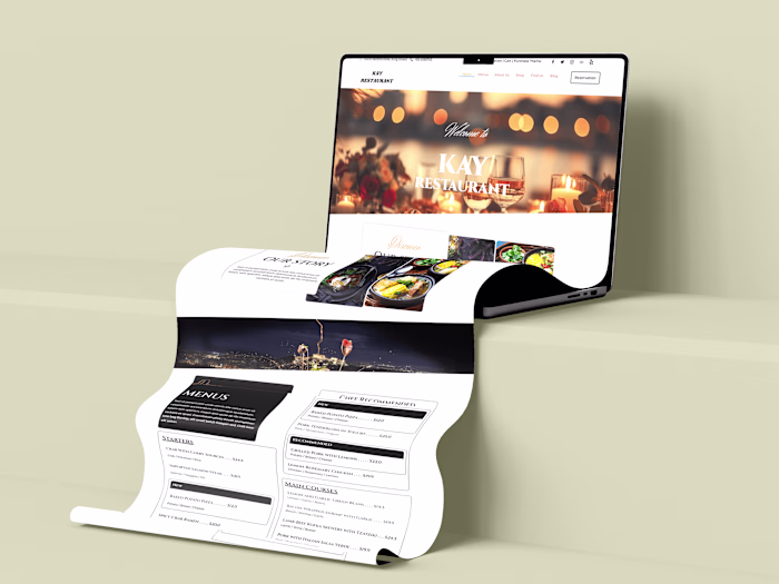 RESTAURANT WEBSITE | ELEMENTOR