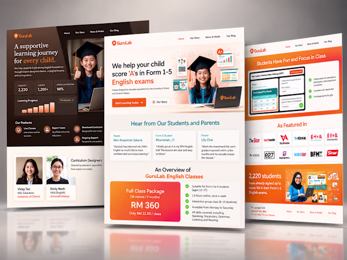 Kajabi Educational Course Website Design

The