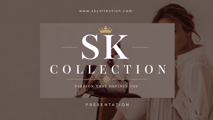 Luxury logo of sk collection