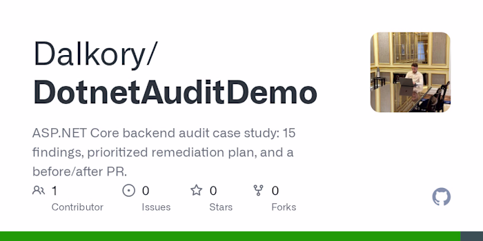CI/CD Quality Gate for .NET Backend