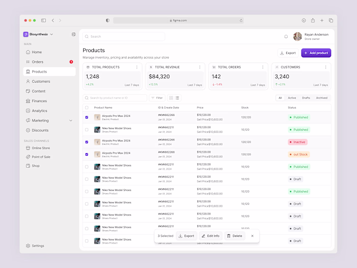 Biosynthesie — eCommerce Product Management