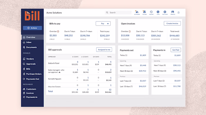 BILL Accounts Receivable automation