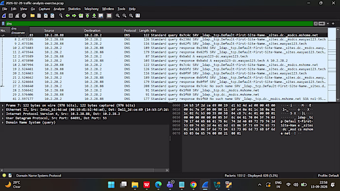 Wireshark Threat Hunting: Identifying Network Attacks