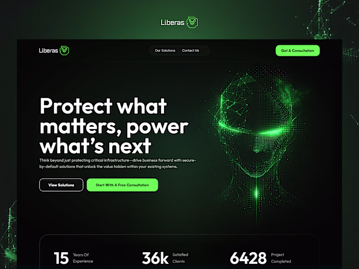 Liberas Cybersecurity Website Redesign