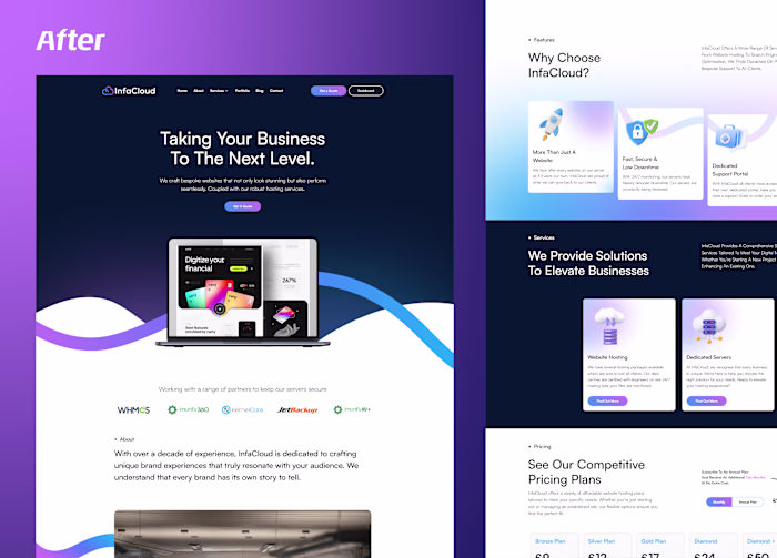 Inflacloud: Cloud-Based Service Branding Redesign.