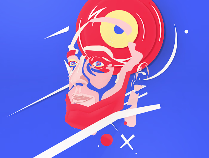 Paper crafted - portrait