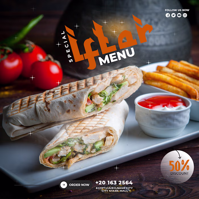 Food menu on Behance