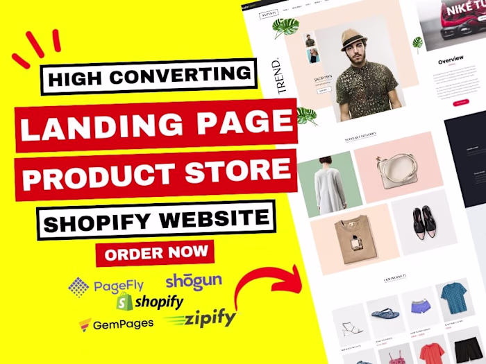 High Converting Shopify Website & Landing page