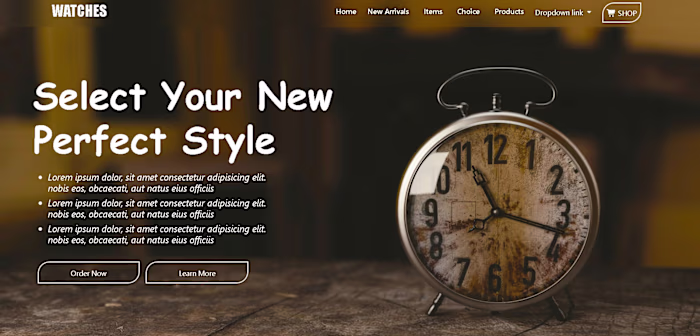 CLOCK Web Template