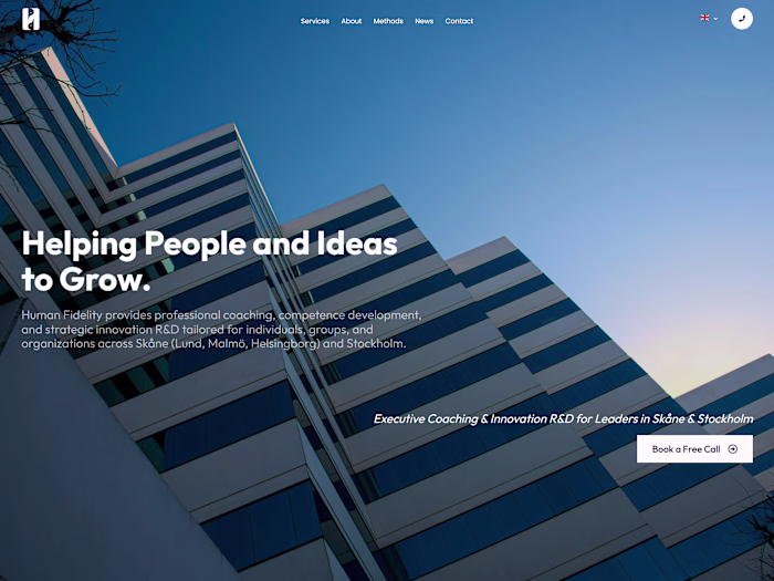 Human Fidelity: Website & Brand Design
