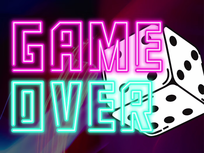 This neon-style gaming design was